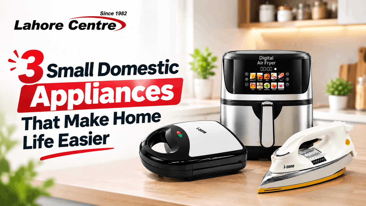 3 Small Domestic Appliances That Make Home Life Easier