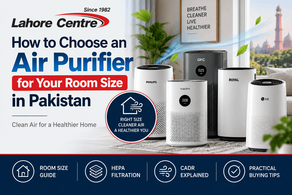 How to Choose an Air Purifier for Your Room Size in Pakistan