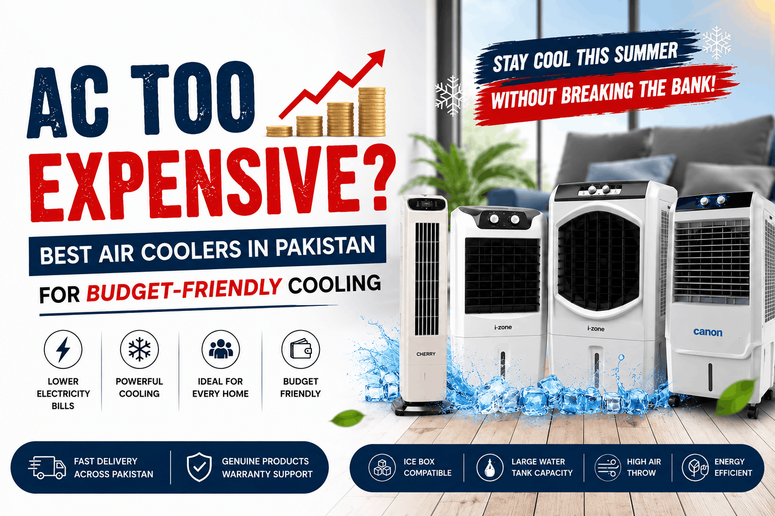 AC Too Expensive? Best Air Coolers in Pakistan for Budget-Friendly Cooling