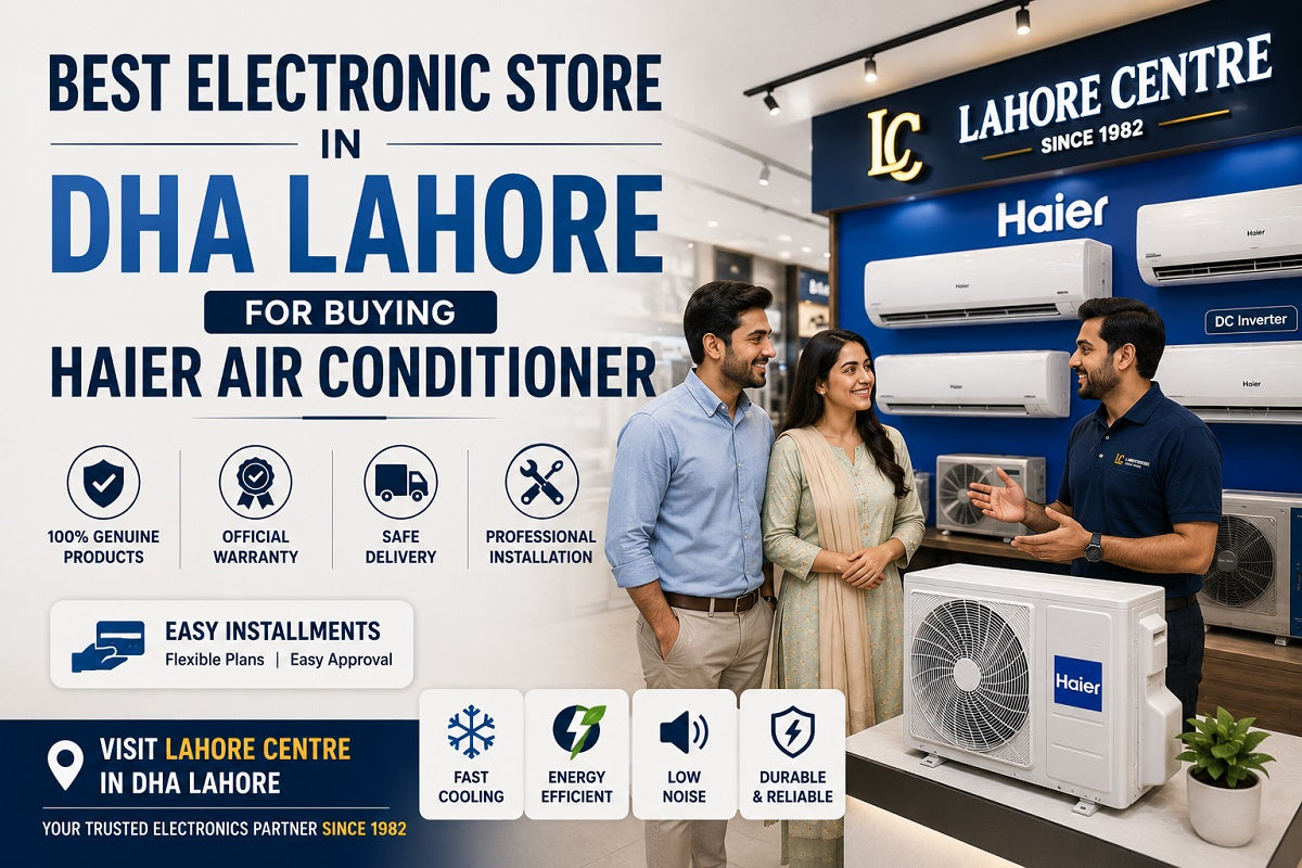 Best electronic store in DHA for buying Haier AC