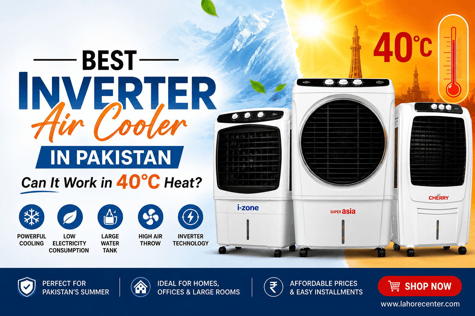 Best Inverter Air Cooler in Pakistan: Can It Work in 40°C Heat?