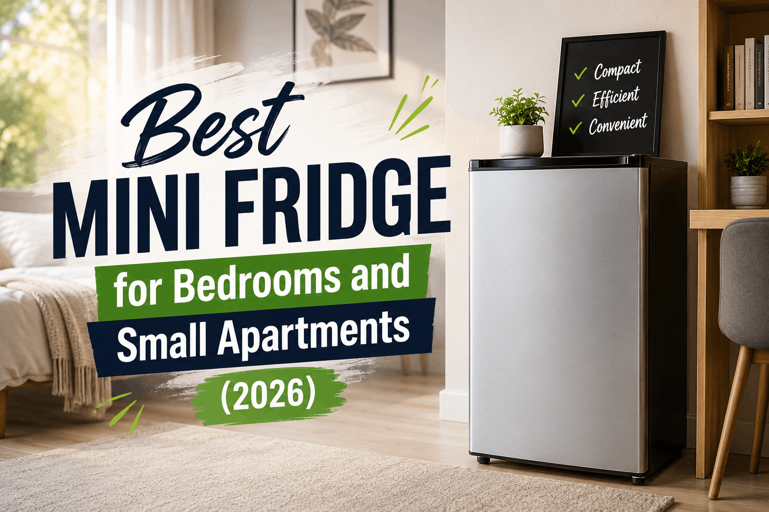 Best Mini Fridge for Bedrooms and Small Apartments (2026)