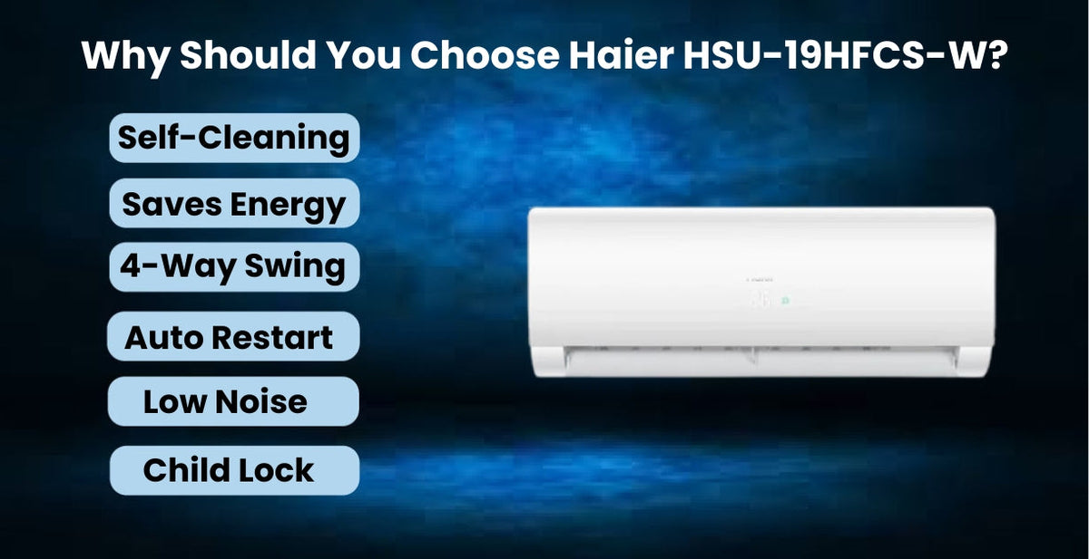 Why Should You Choose Haier HSU-19HFCS-W?