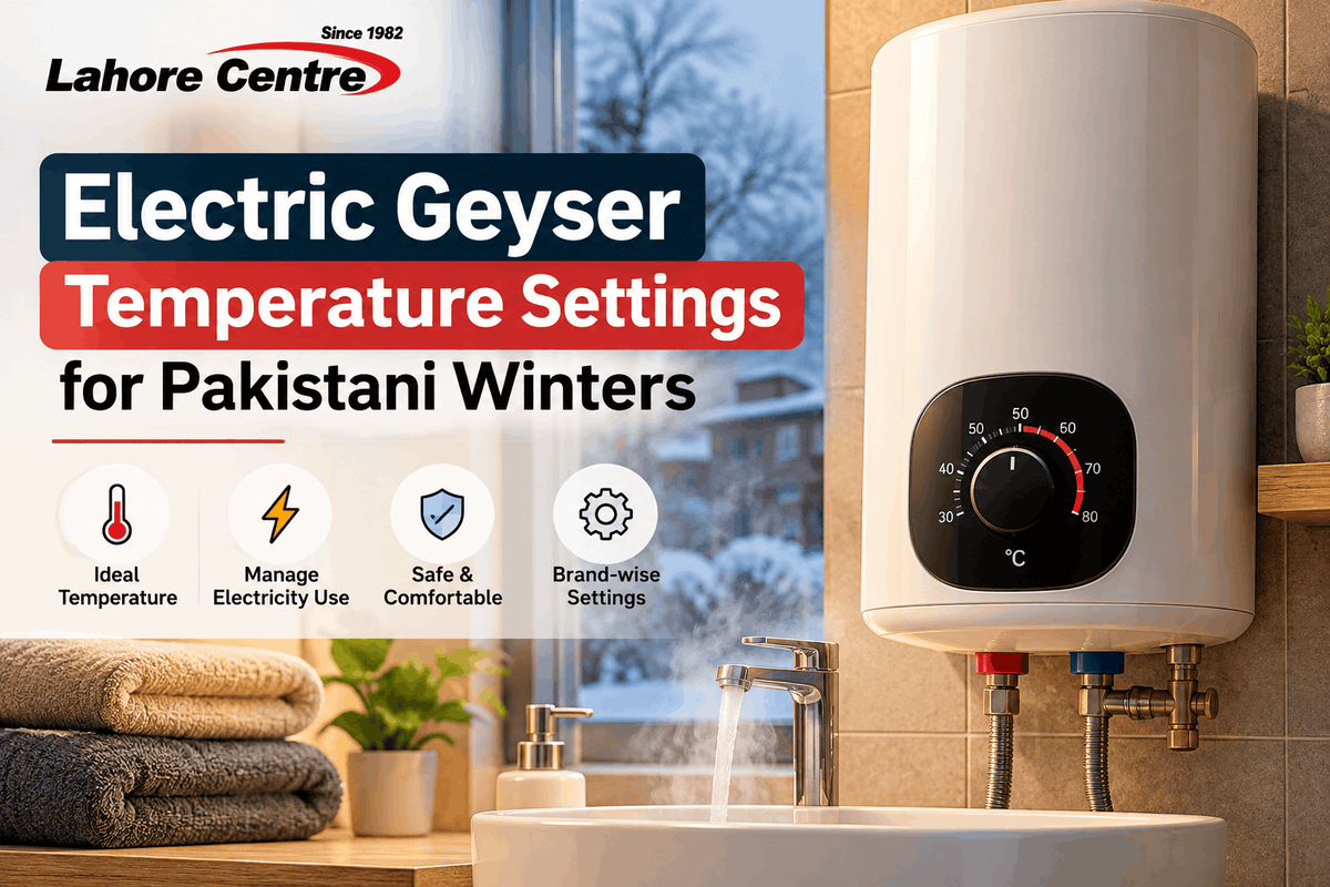 Electric Geyser Temperature Settings for Pakistani Winters