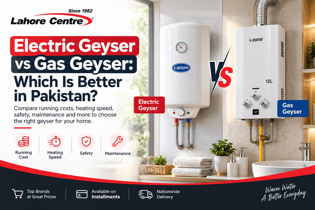 Electric Geyser vs Gas Geyser: Which Is Better in Pakistan?