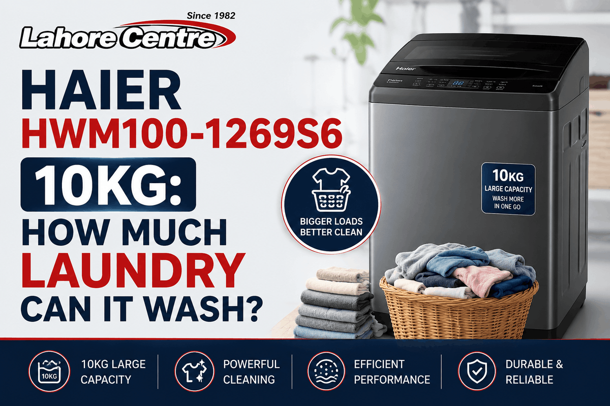 Haier HWM100-1269S6 10KG: How Much Laundry Can It Wash?