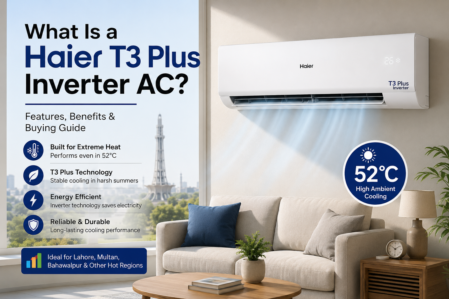 What Is a Haier T3 Plus Inverter AC?
