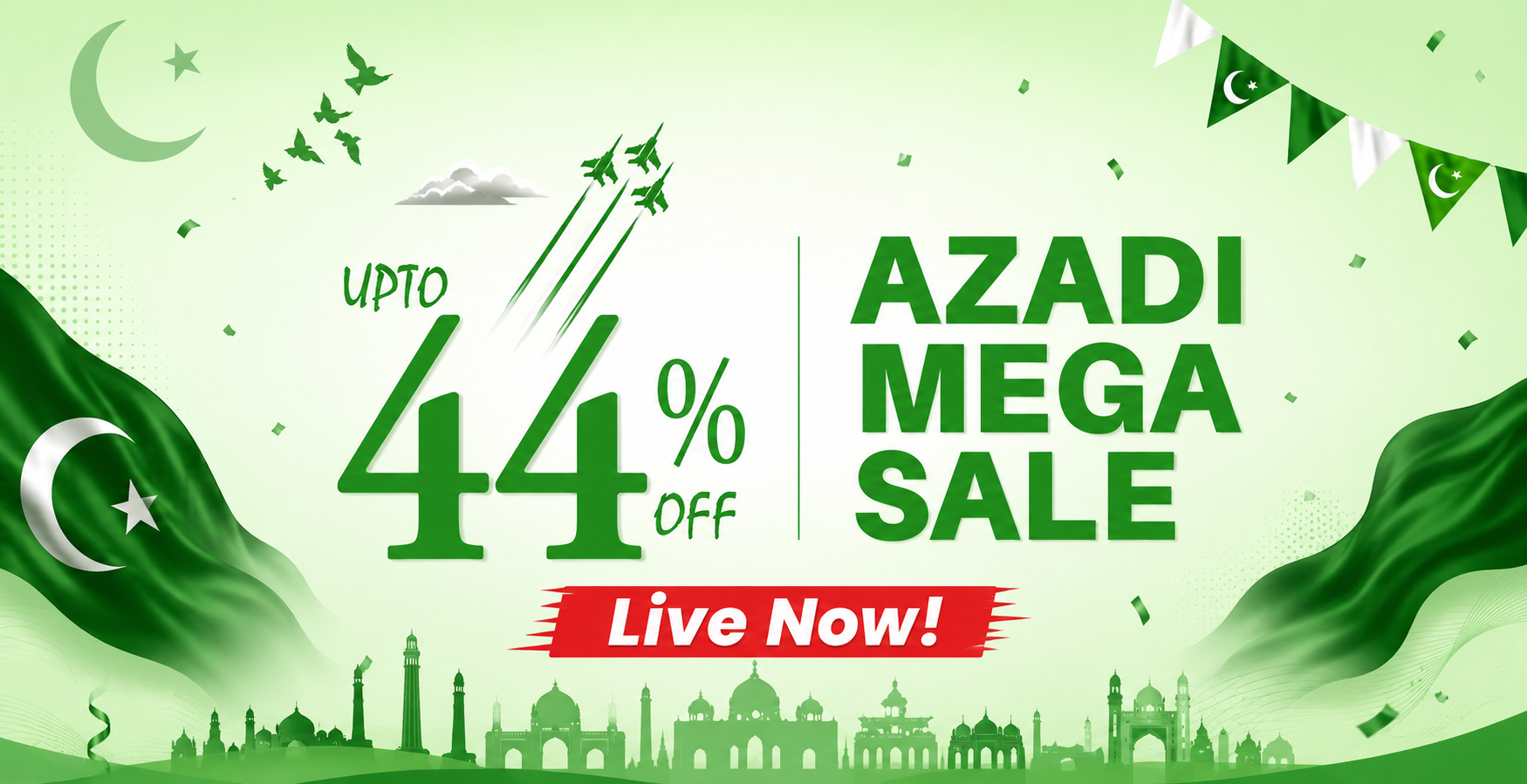 Azadi mega Sale at Lahore Centre 