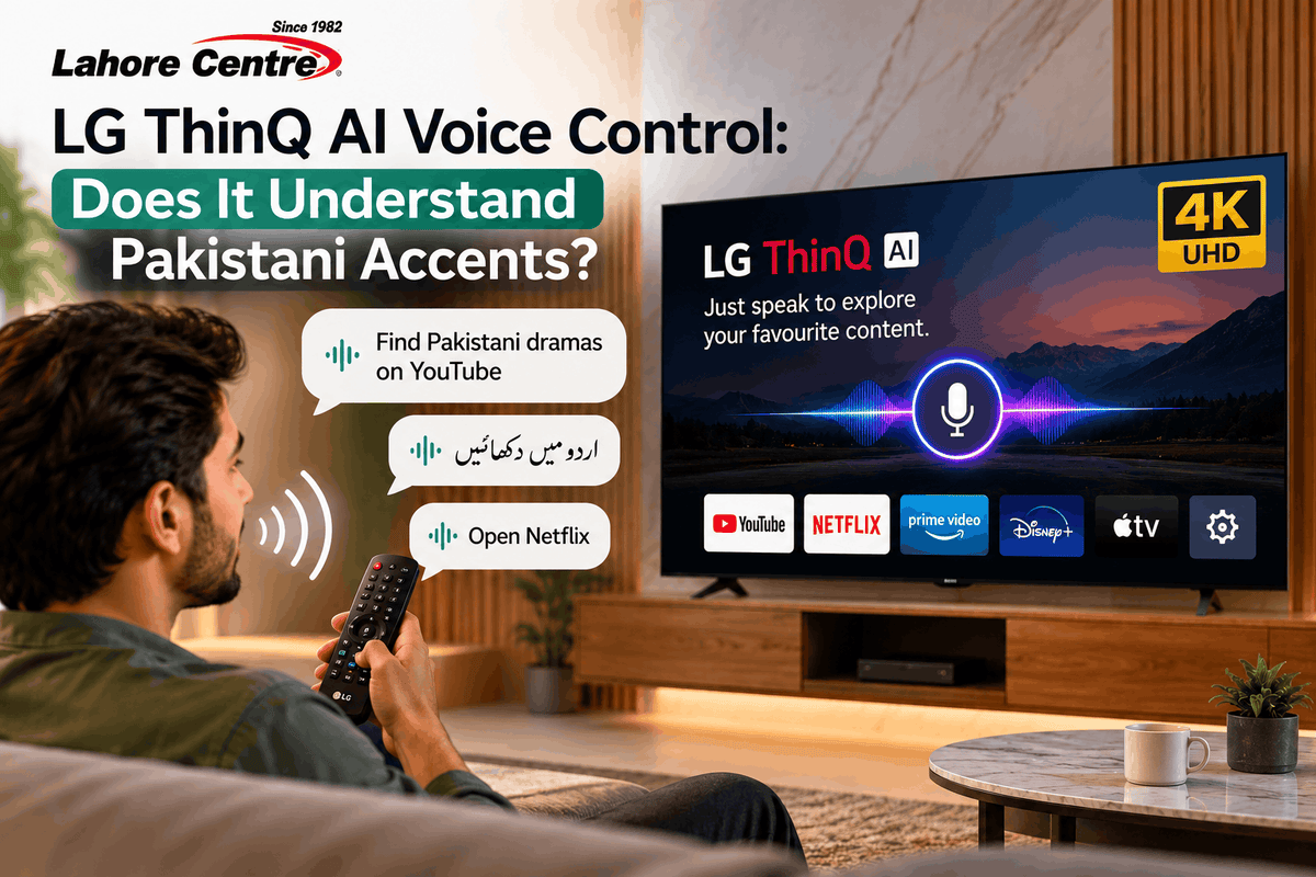LG ThinQ AI Voice Control: Does It Understand Pakistani Accents?