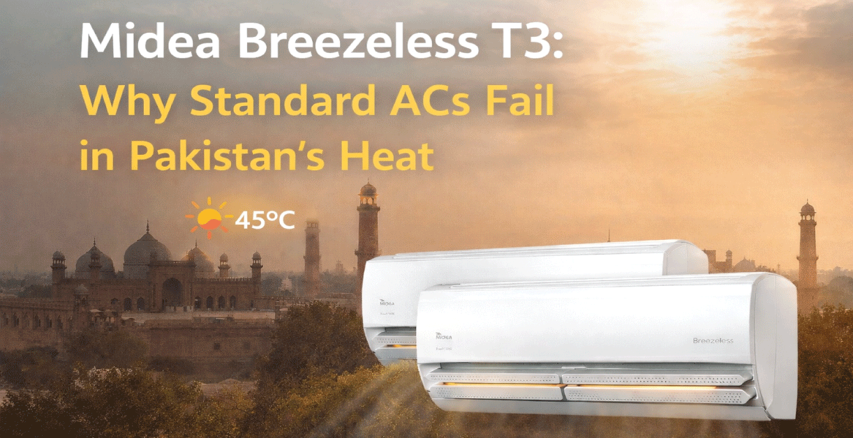 Midea Breezeless T3: Why Standard ACs Fail in Pakistan’s Heat