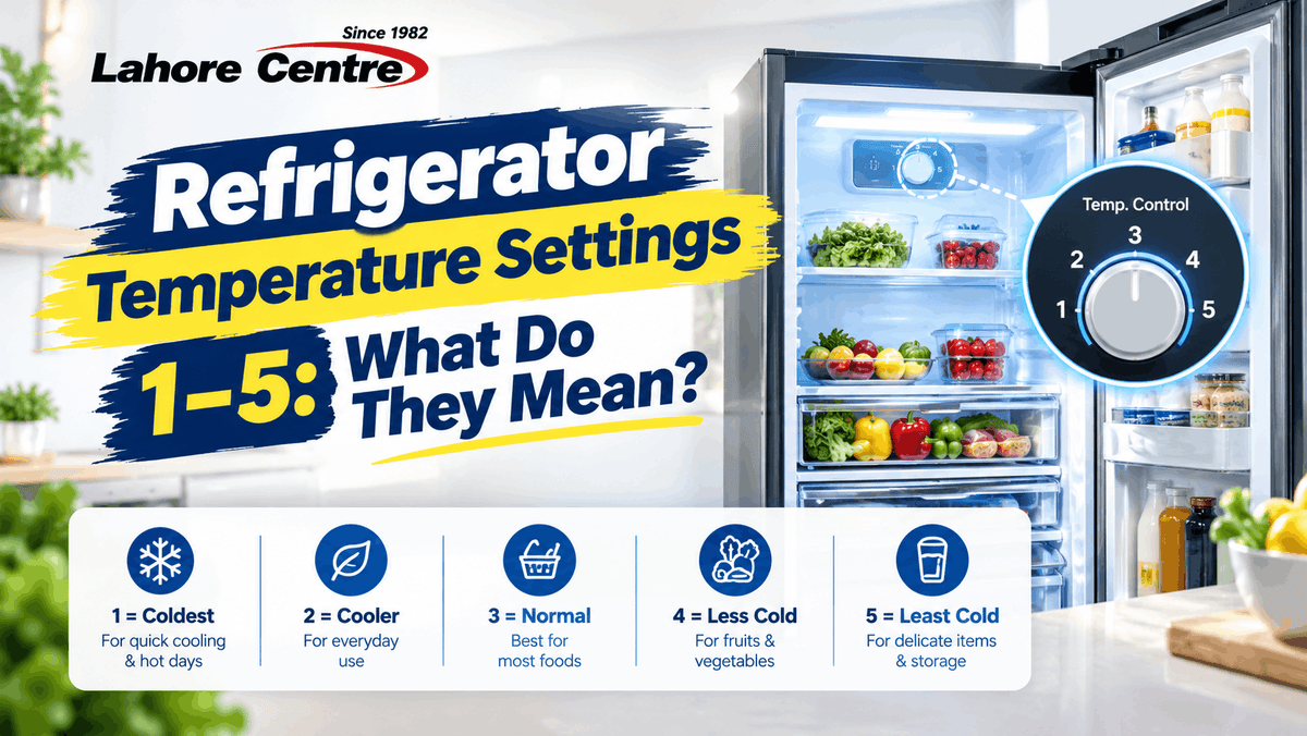 Refrigerator Temperature Settings 1–5: What Do They Mean?