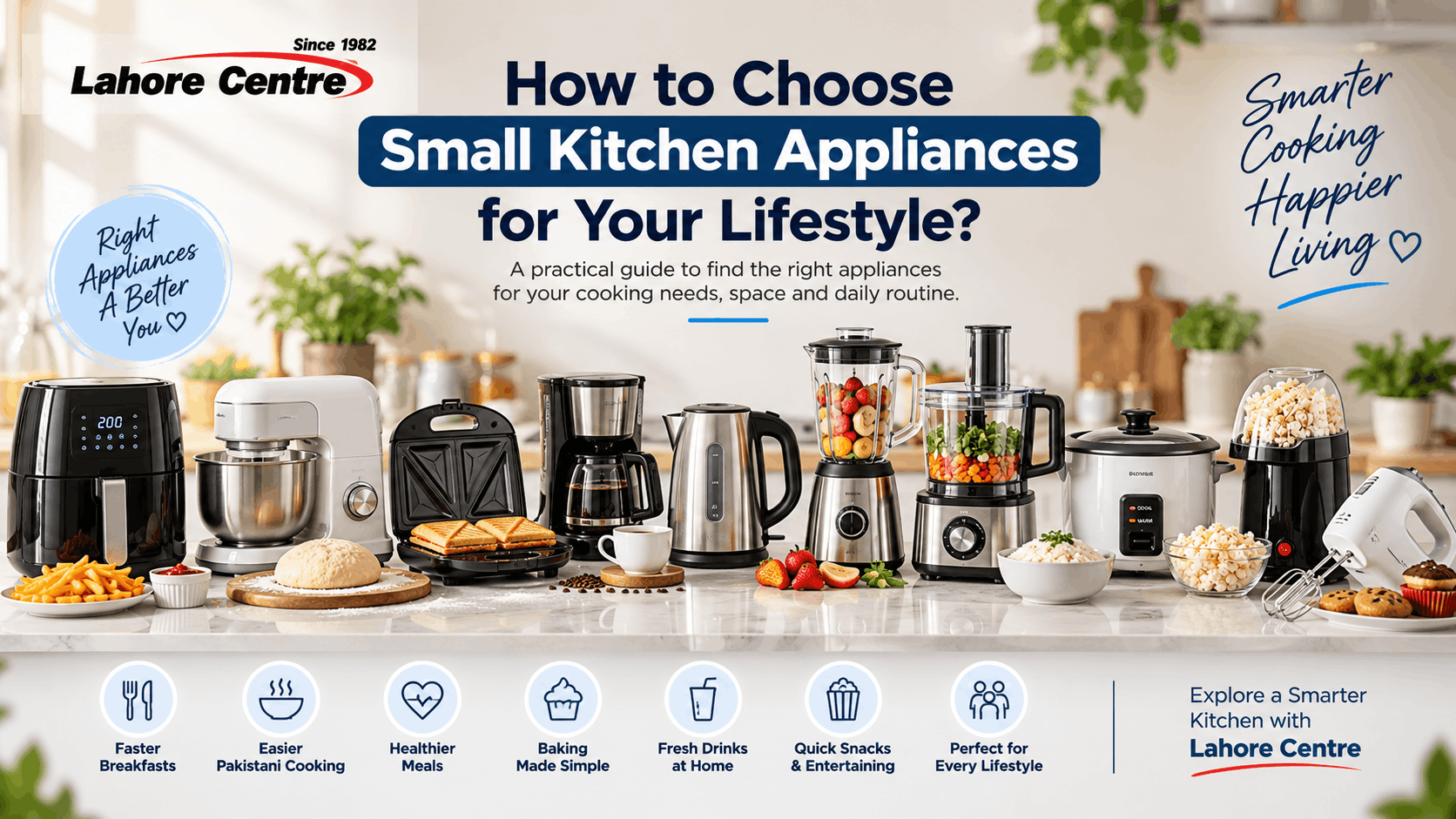 How to Choose Small Kitchen Appliances for Your Lifestyle?
