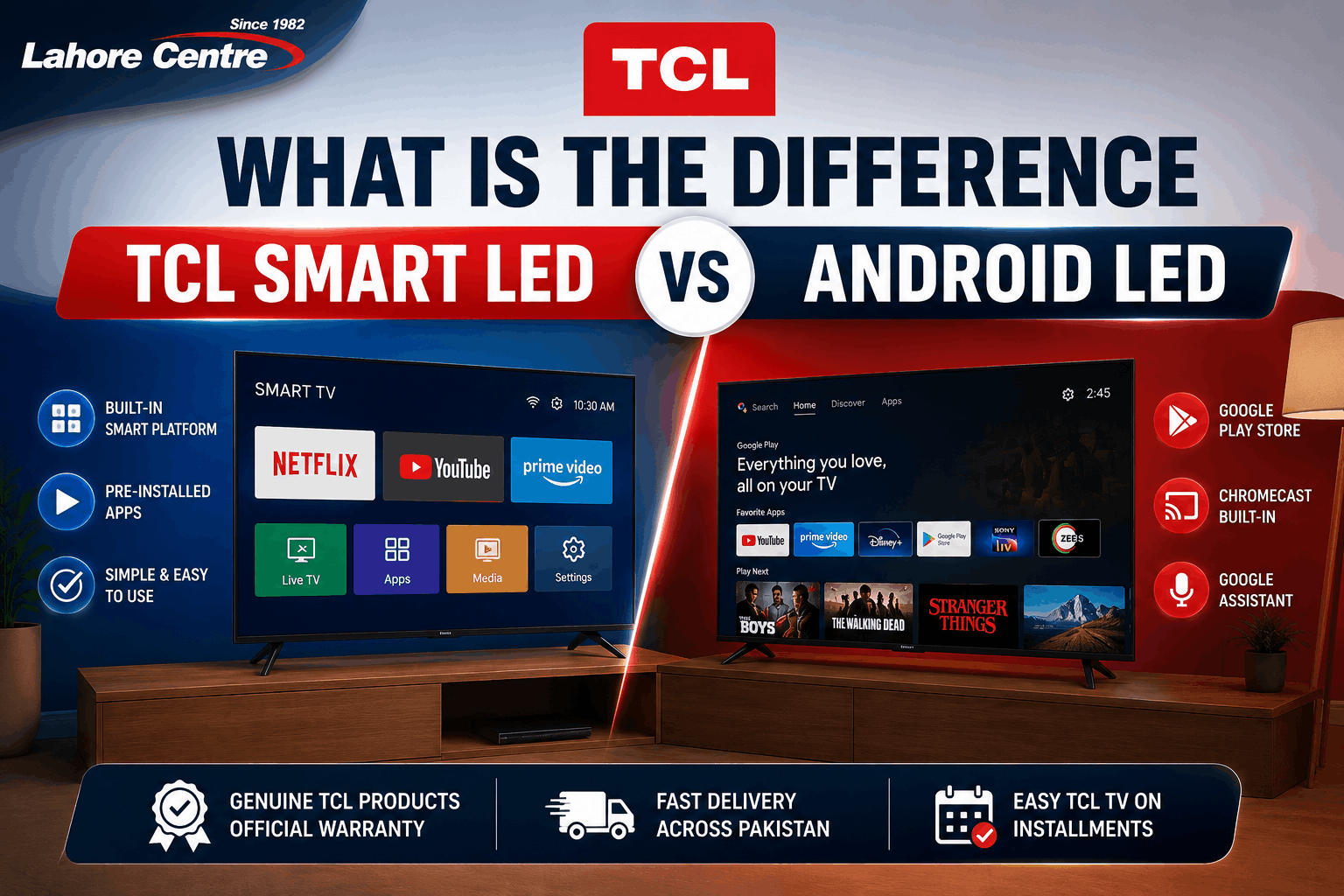 TCL Smart LED vs Android LED: What's the Difference?