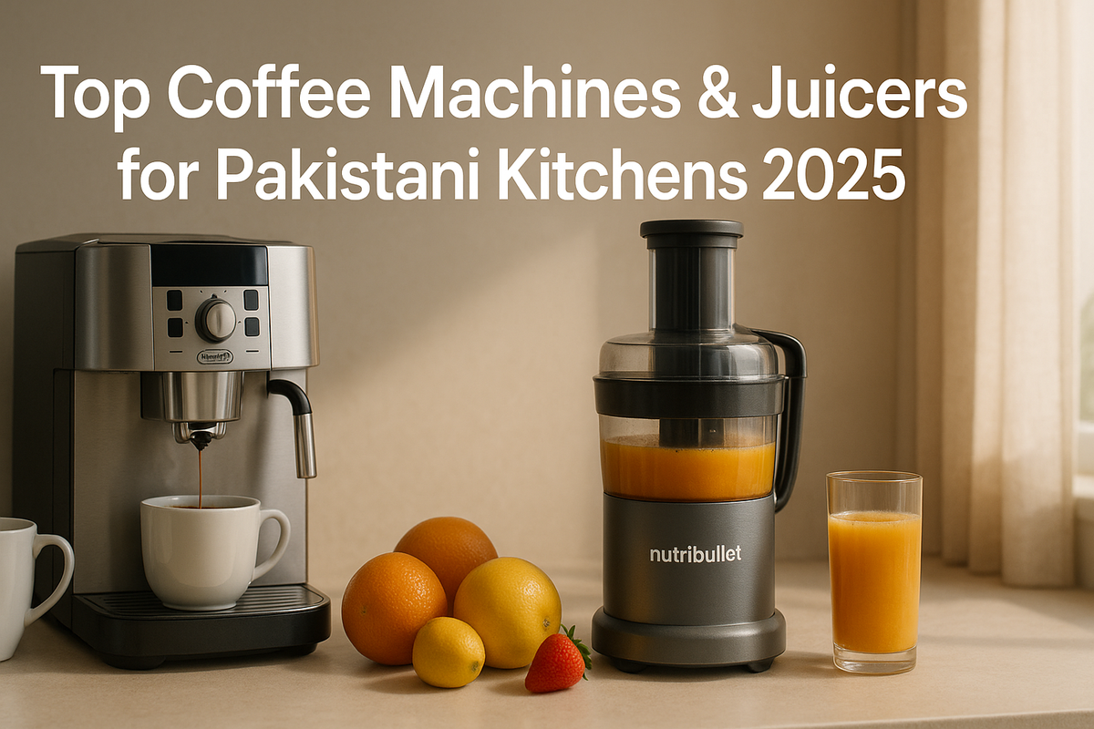 Top Coffee Machines; Juicers for Pakistani Kitchens 2025