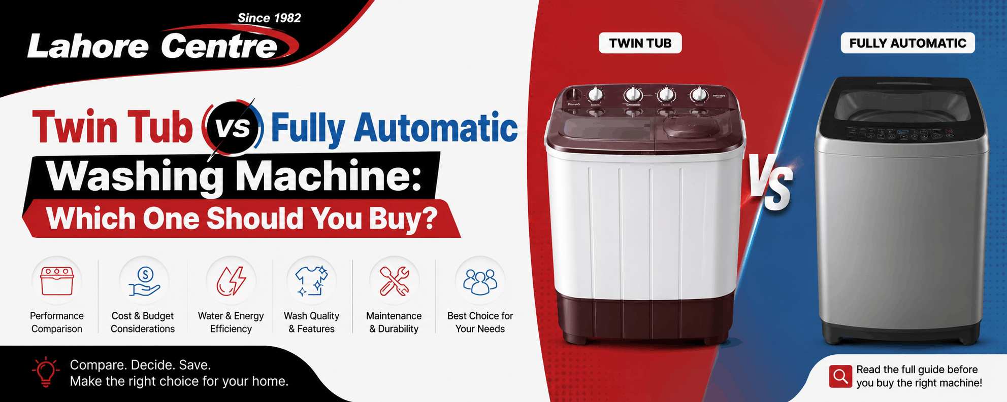 Twin Tub vs Fully Automatic Washing Machine: Which One Should You Buy?