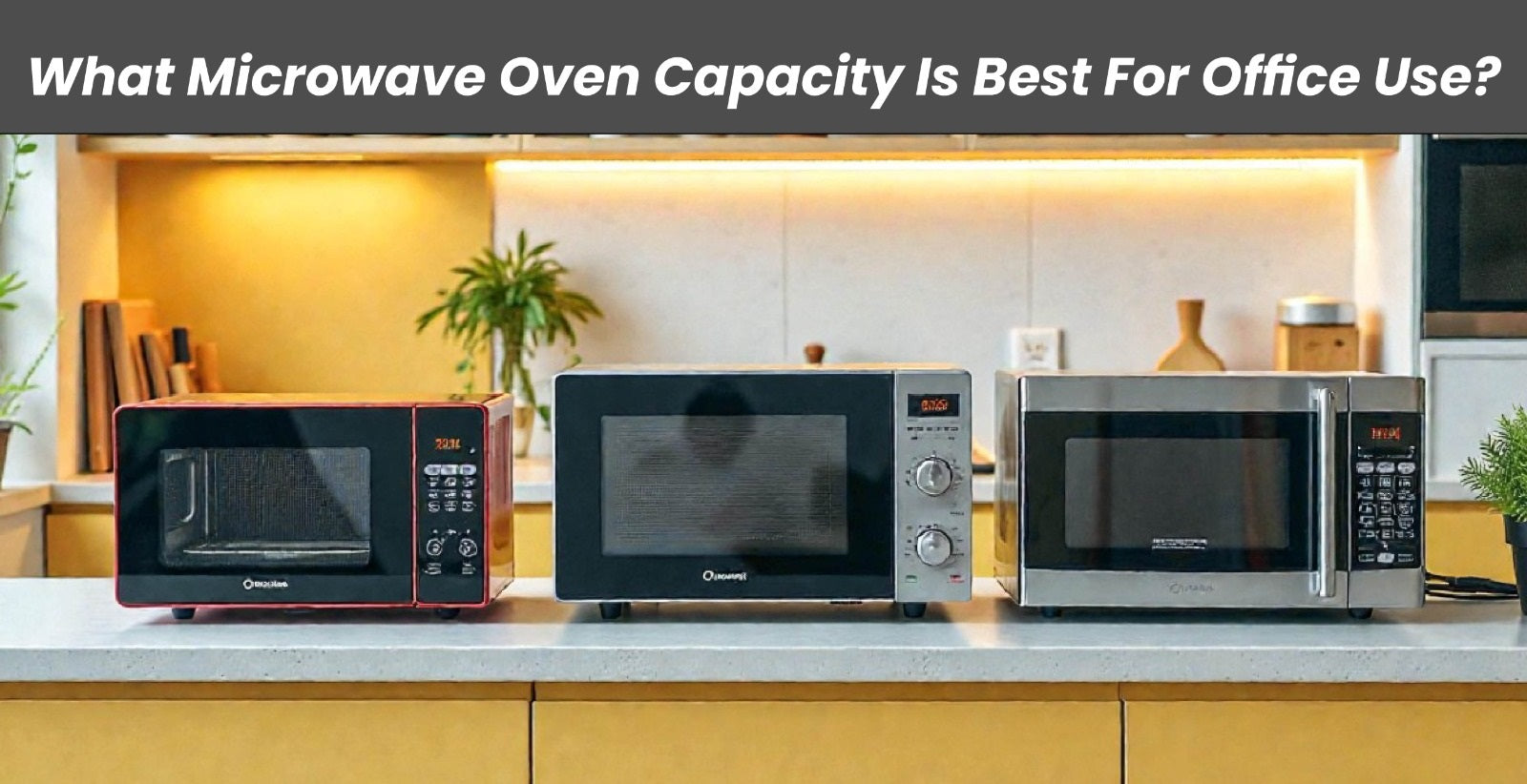 What Microwave Oven Capacity Is Best for Office Use in Pakistan?