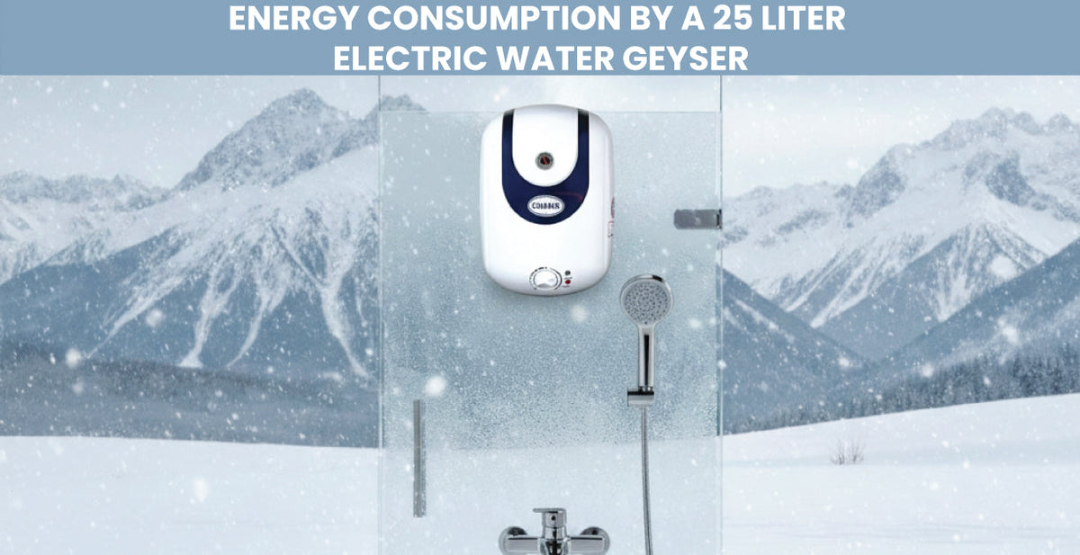 Energy Consumption by a 25-Litre Electric Geyser