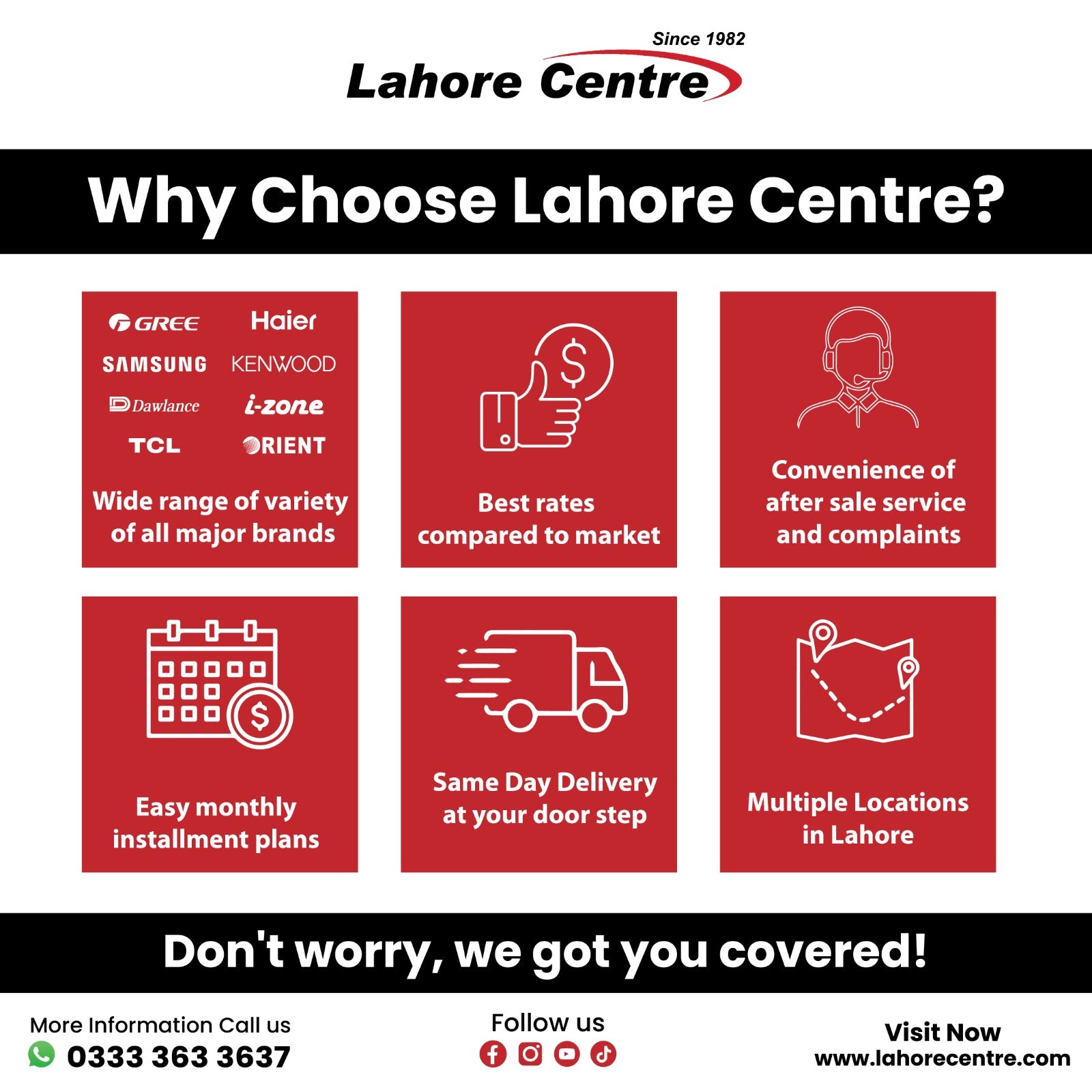 Why Choose Lahore Centre?
