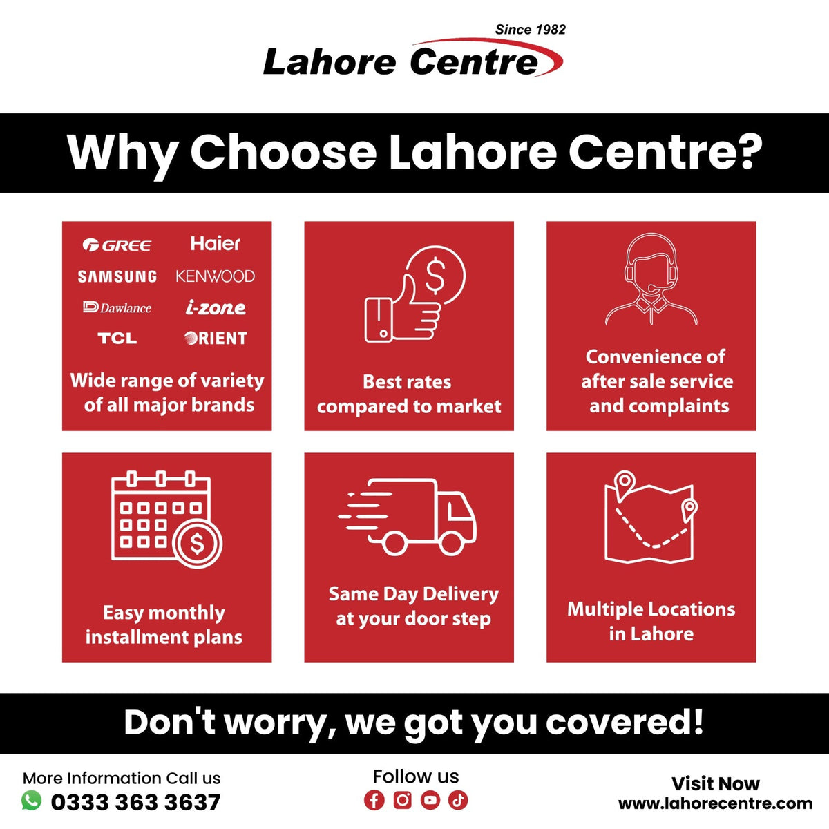 Why Choose Lahore Centre?
