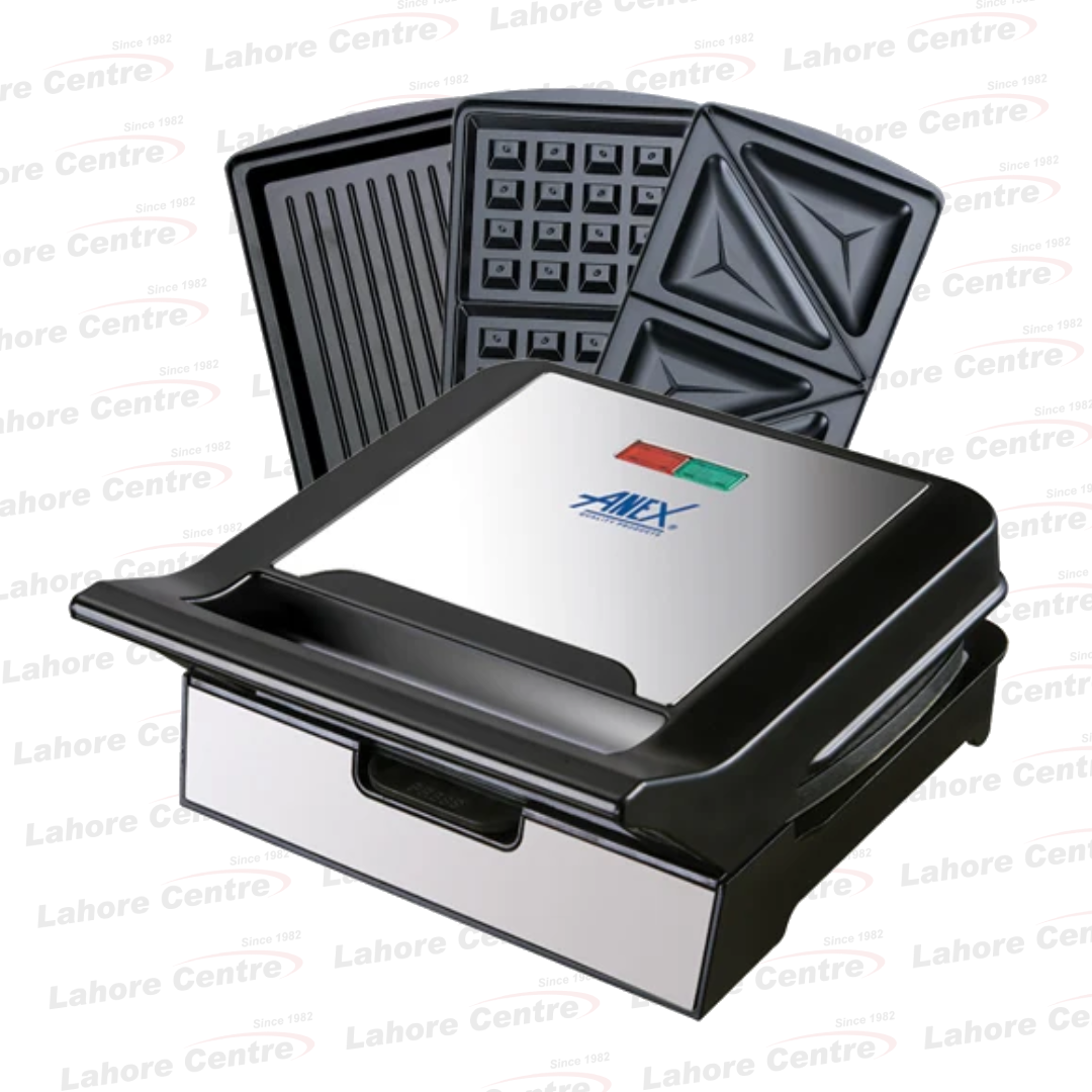 Anex AG-2039C Deluxe Sandwich Maker 3 in 1