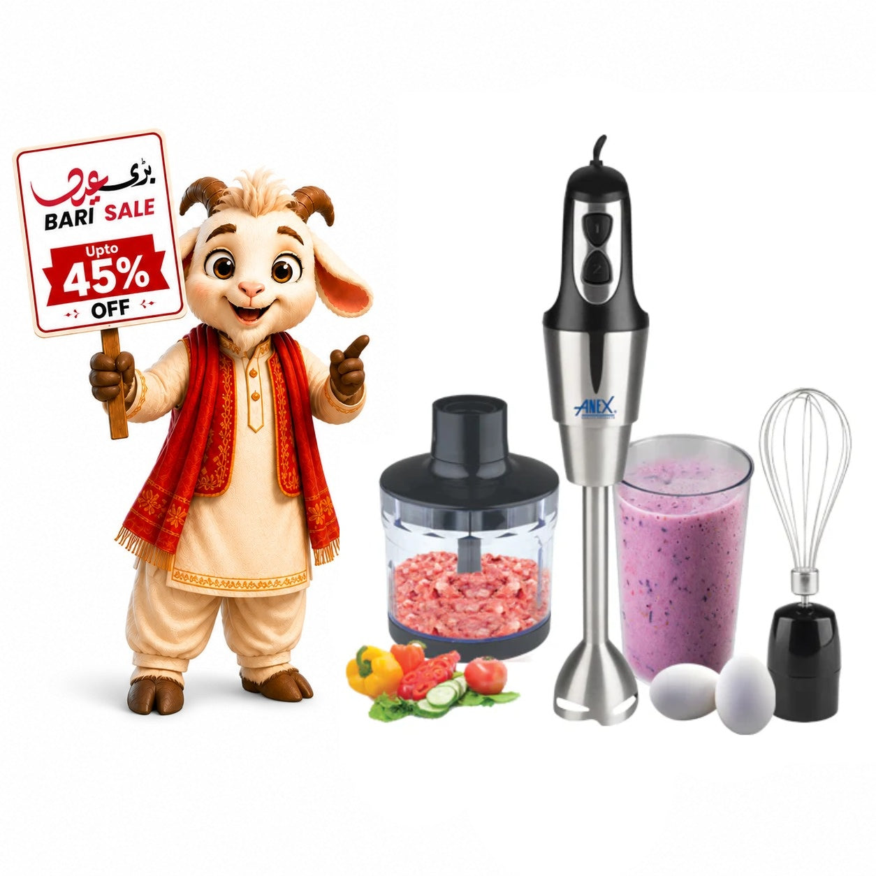 Anex Ag-143 Deluxe Hand Blender