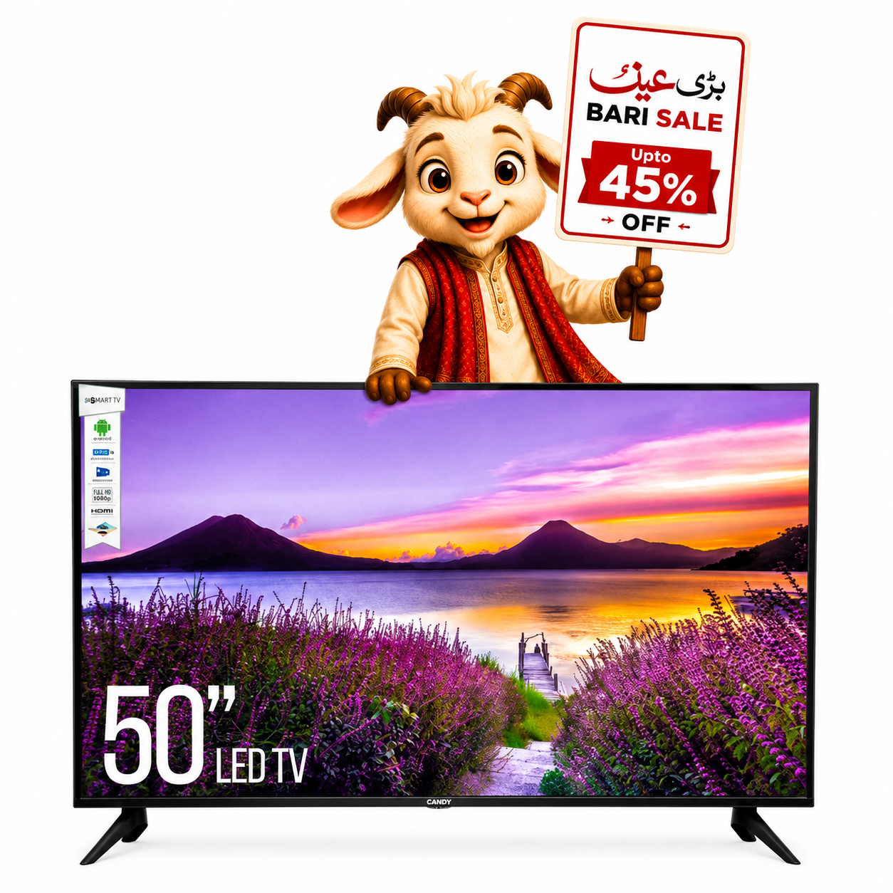 iZone 50C1406 Vidda Frameless LED Bari Eid Bari Sale