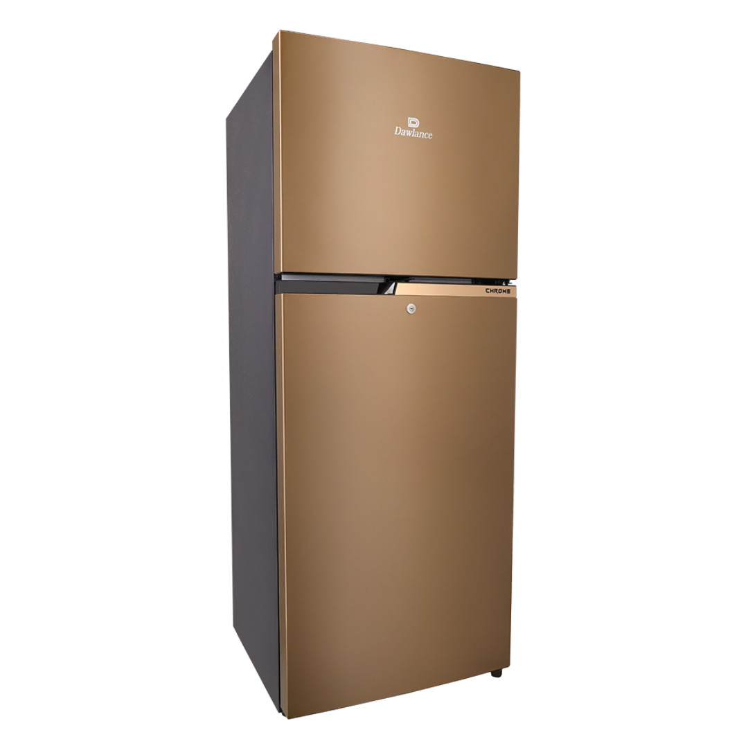 Dawlance 9160LF Chrome Double Door Refrigerator Pearl Copper