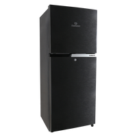 Dawlance 9173 WB Chrome Double Door Refrigerator Hairline Black