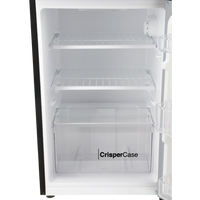 Dawlance 9173 WB Chrome Double Door Refrigerator Hairline Black