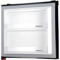 Dawlance 9173 WB Chrome Double Door Refrigerator Hairline Black