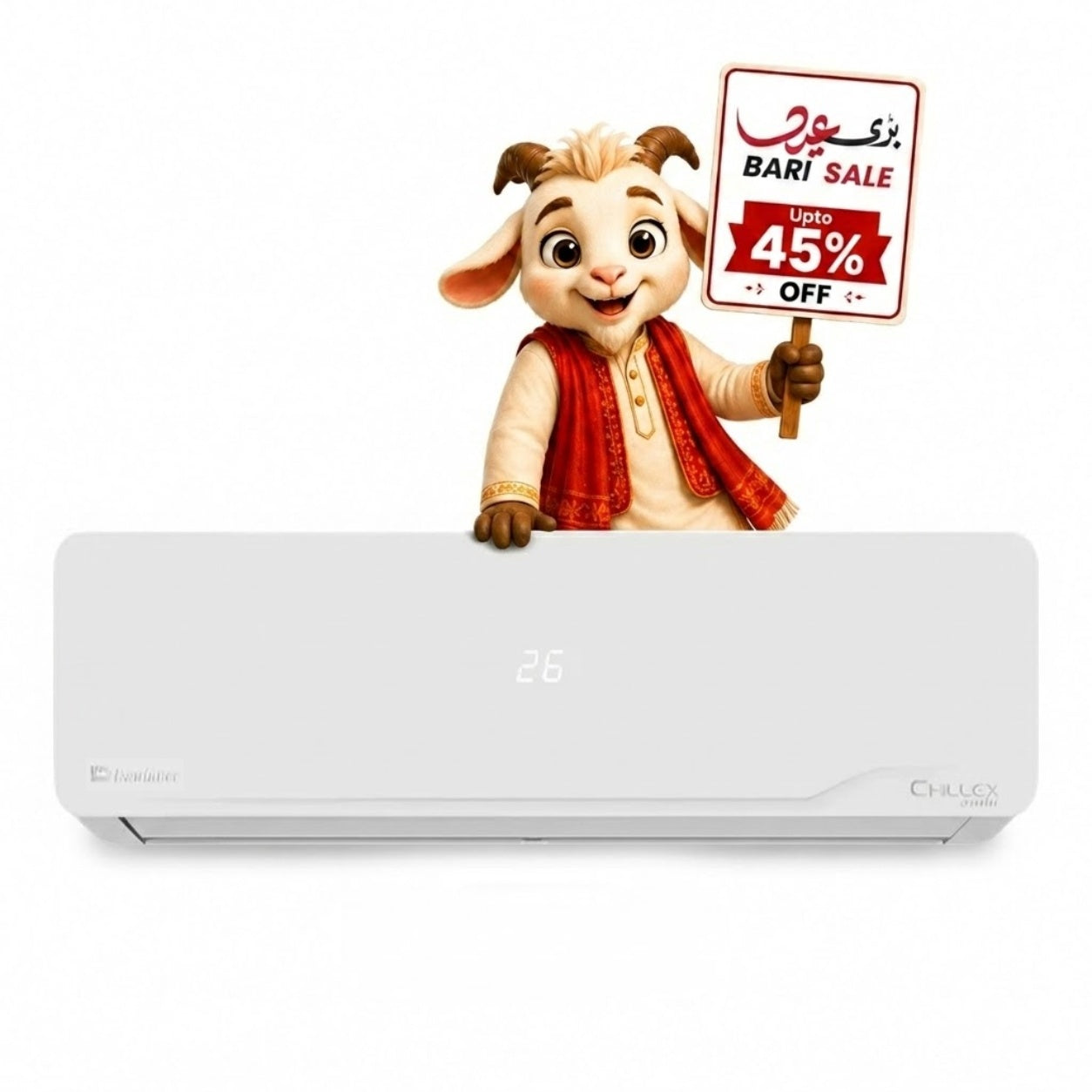 Dawlance Chillex Inverter 1.5 Ton Split AC Bari Eid Bari Sale