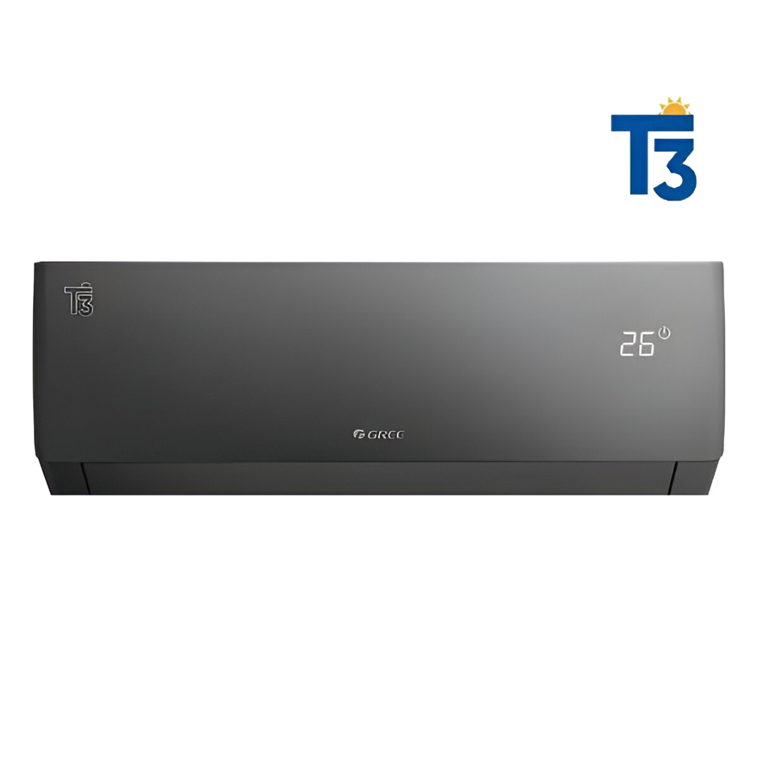 GREE 1 Ton Inverter Split AC Pular T3 Black 12PITH21B