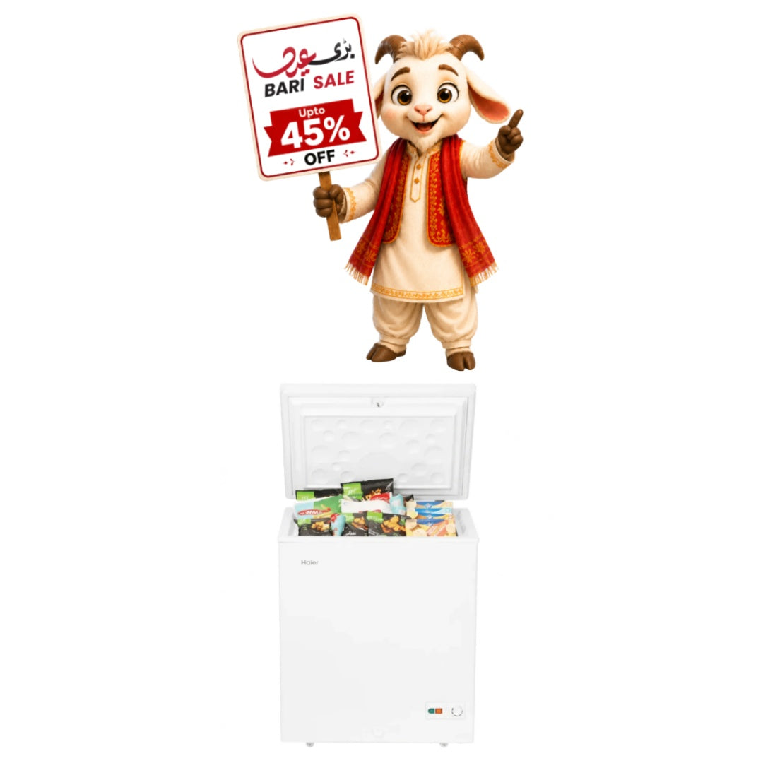 Haier 175 Litres, Hard Top Horizontal Home Freezer HCF-175HC | Bari Eid Bari Sale