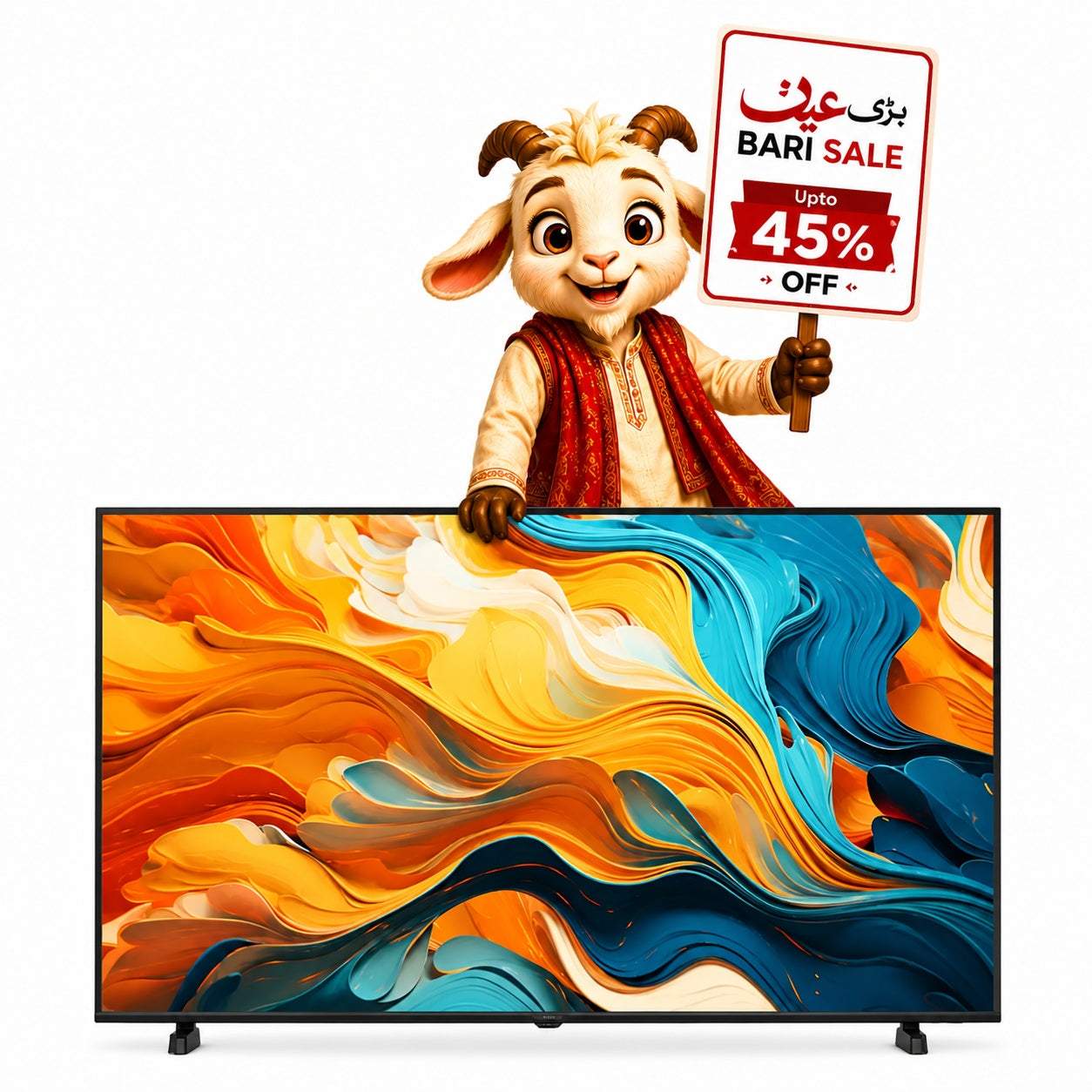 Haier 43" Google LED H43K85FX Bari Eid Bari Sale