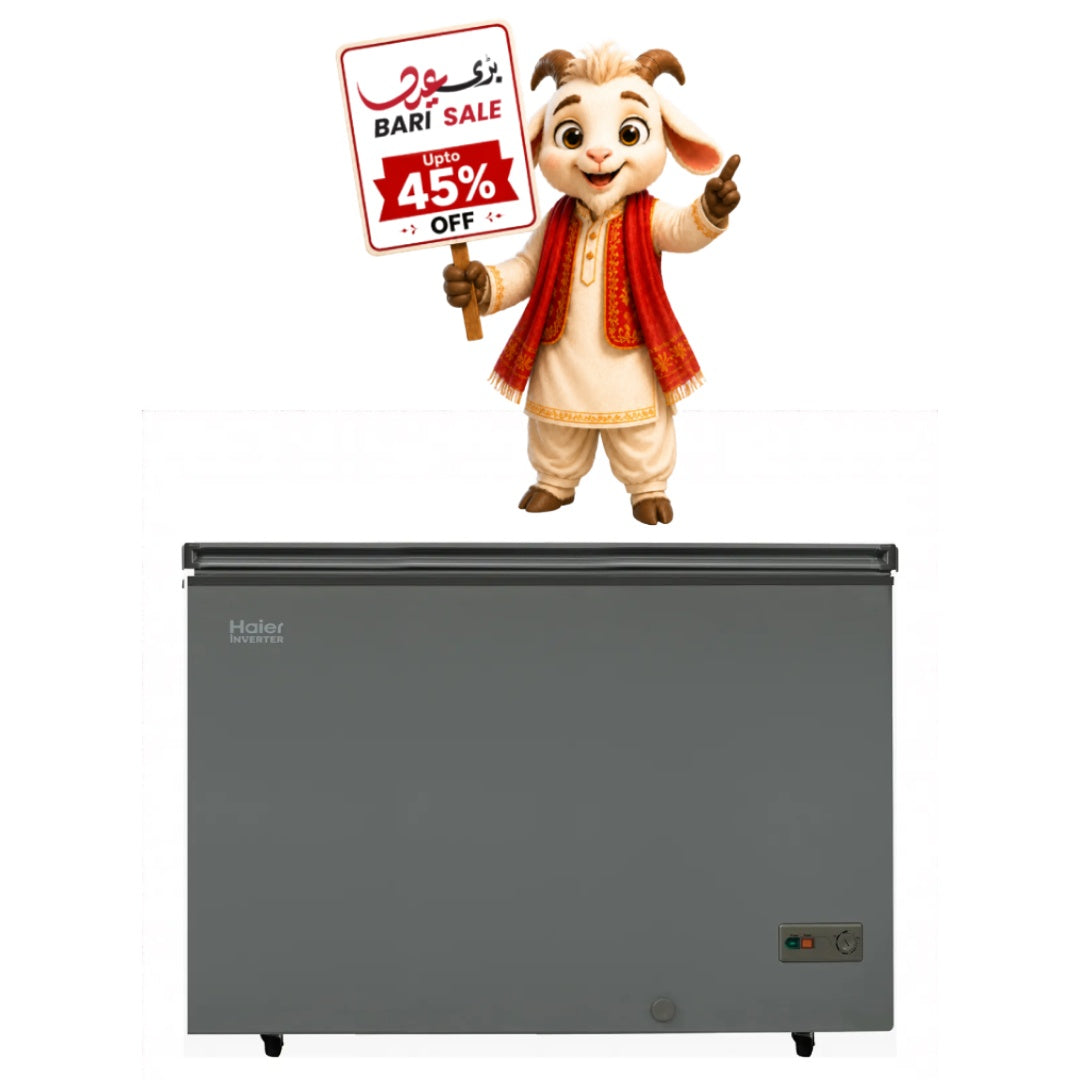 Haier HDF-245IG Inverter Deep Freezer Grey | Bari Eid Bari Sale