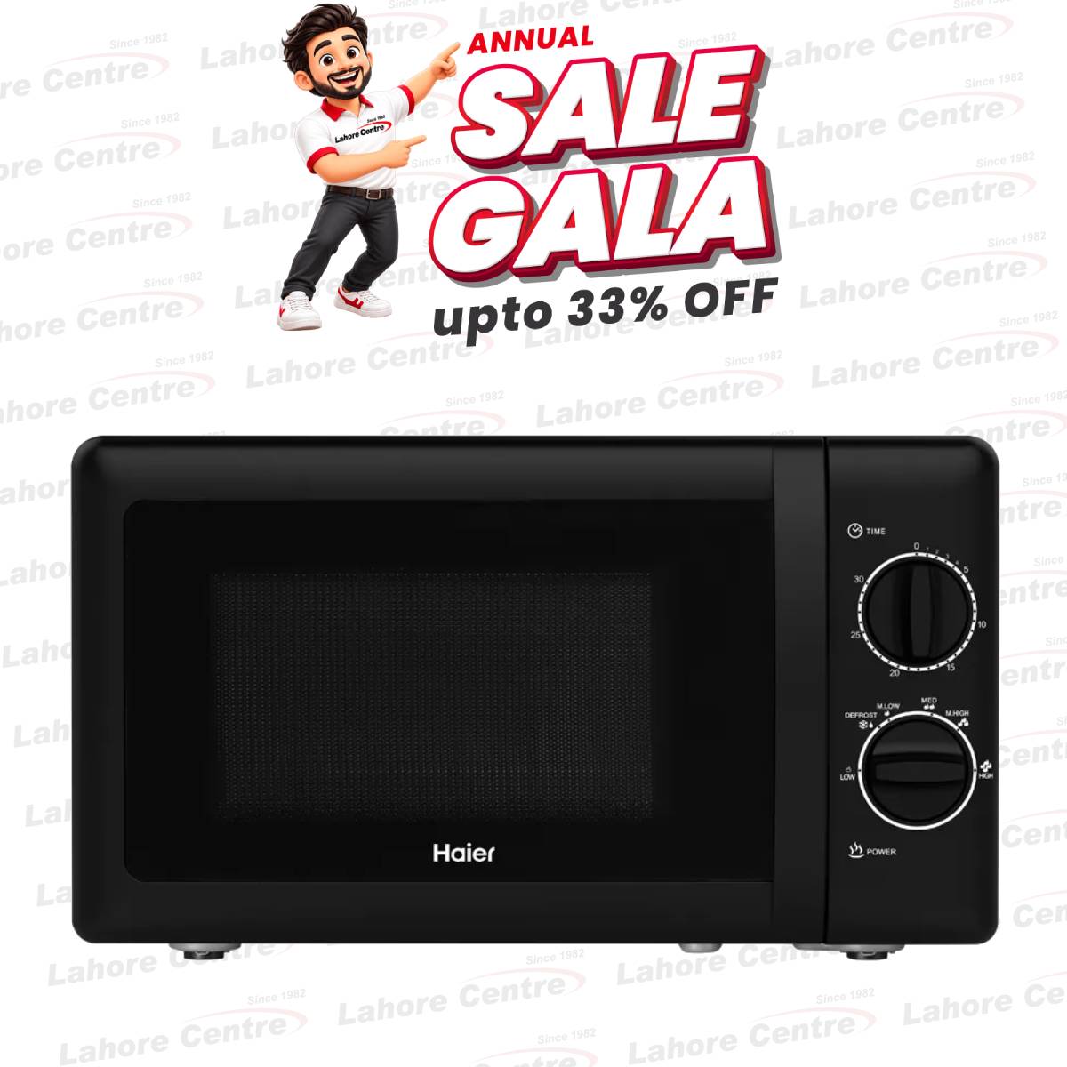 Haier Solo Series Microwave Oven HMW-20MXP3 on Installments in Lahore