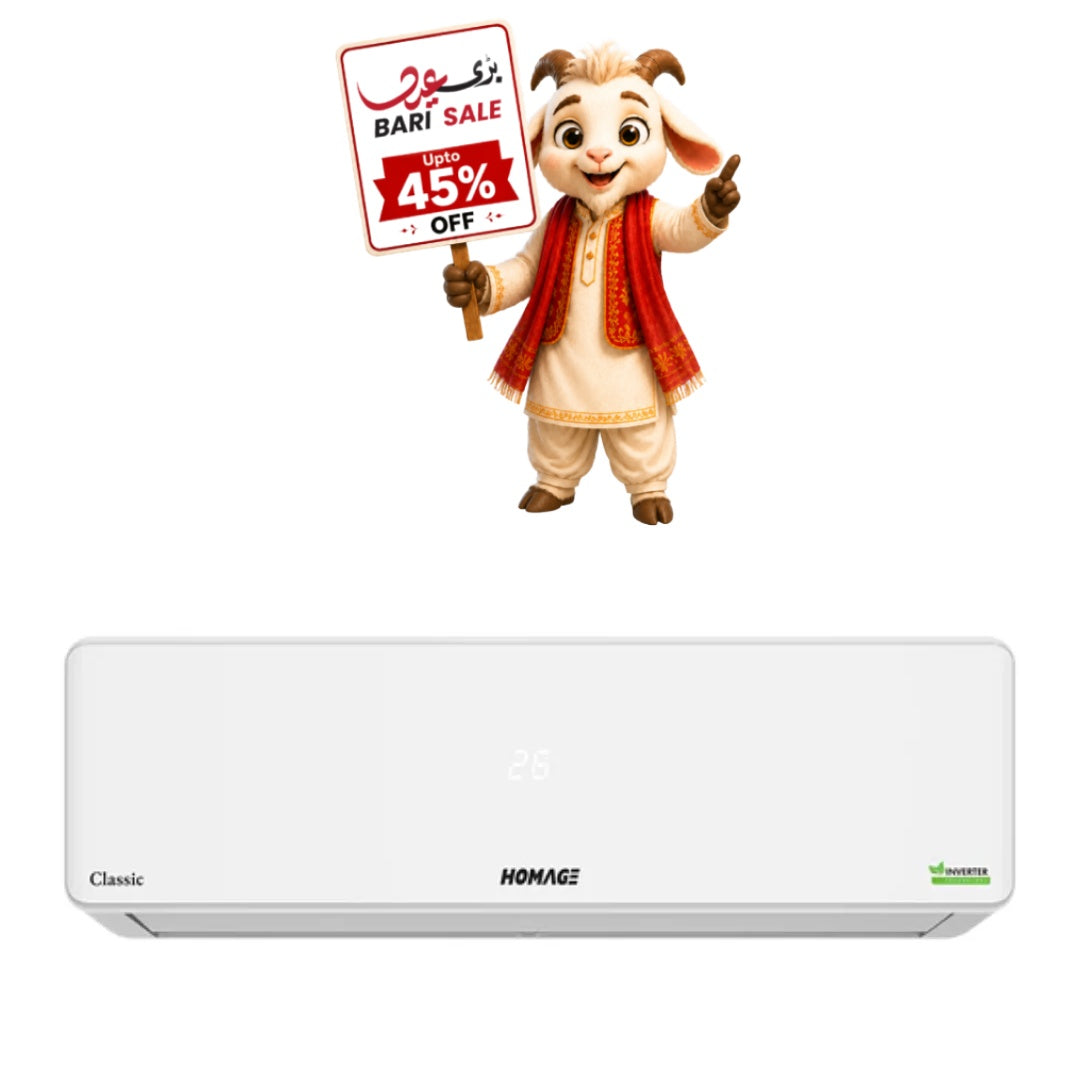 Homage HCS-1821S T3 Heat & Cool 1.5 Ton Air Conditioner | Bari Eid Bari Sale