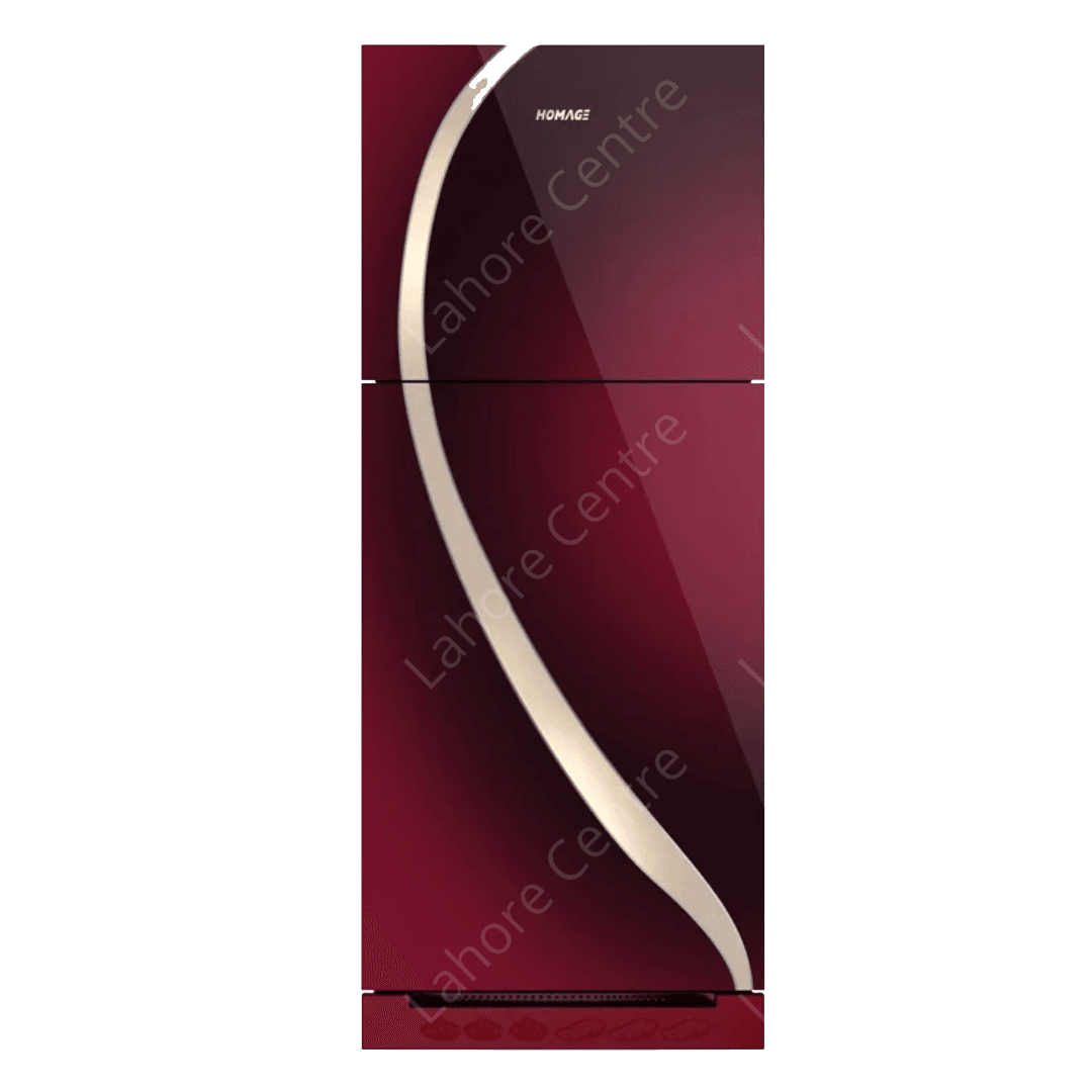 Homage HRF-47662 GD Double Door Refrigerator Maroon