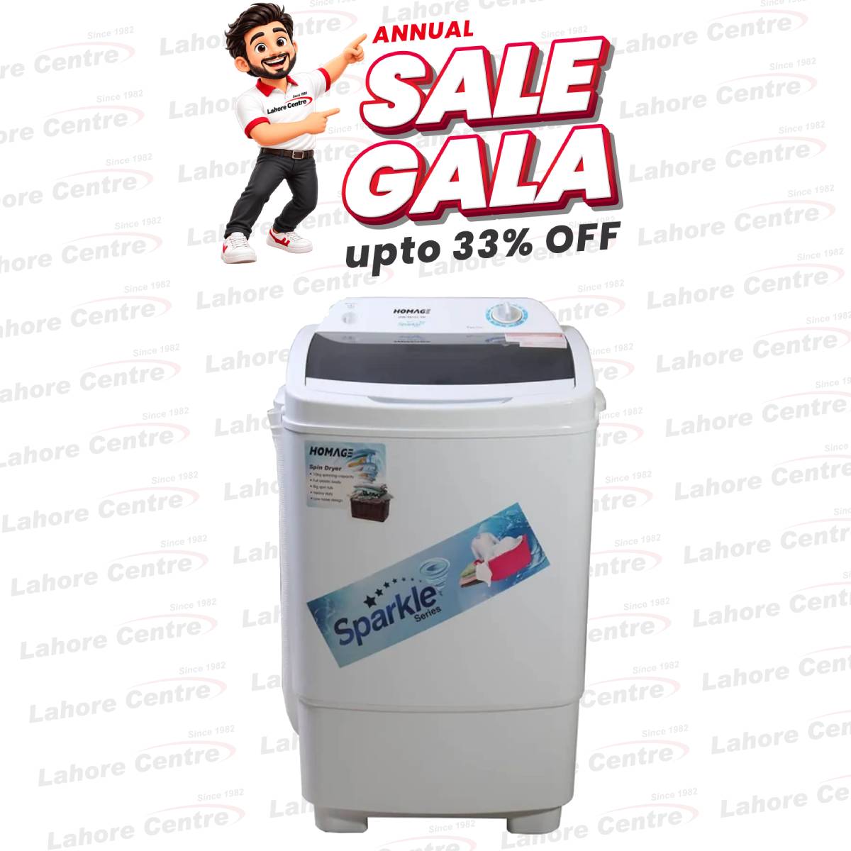 Homage HW-49101SP Spin Dryer 10KG
