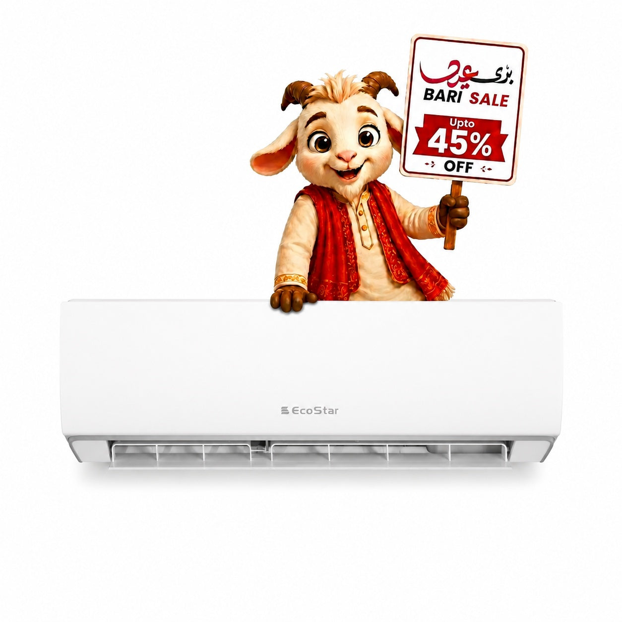 EcoStar Emperor ES-18EM01WS 1.5 Ton Inv AC Bari Eid Bari Sale