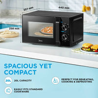 Midea 20 L Solo Microwave Oven MMO20CXA-ММРЕВК Manual Price in Lahore