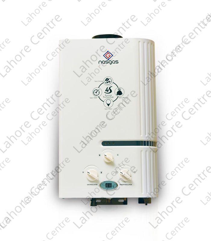 Nasgas 6 Liter Instant Glass Geyser
