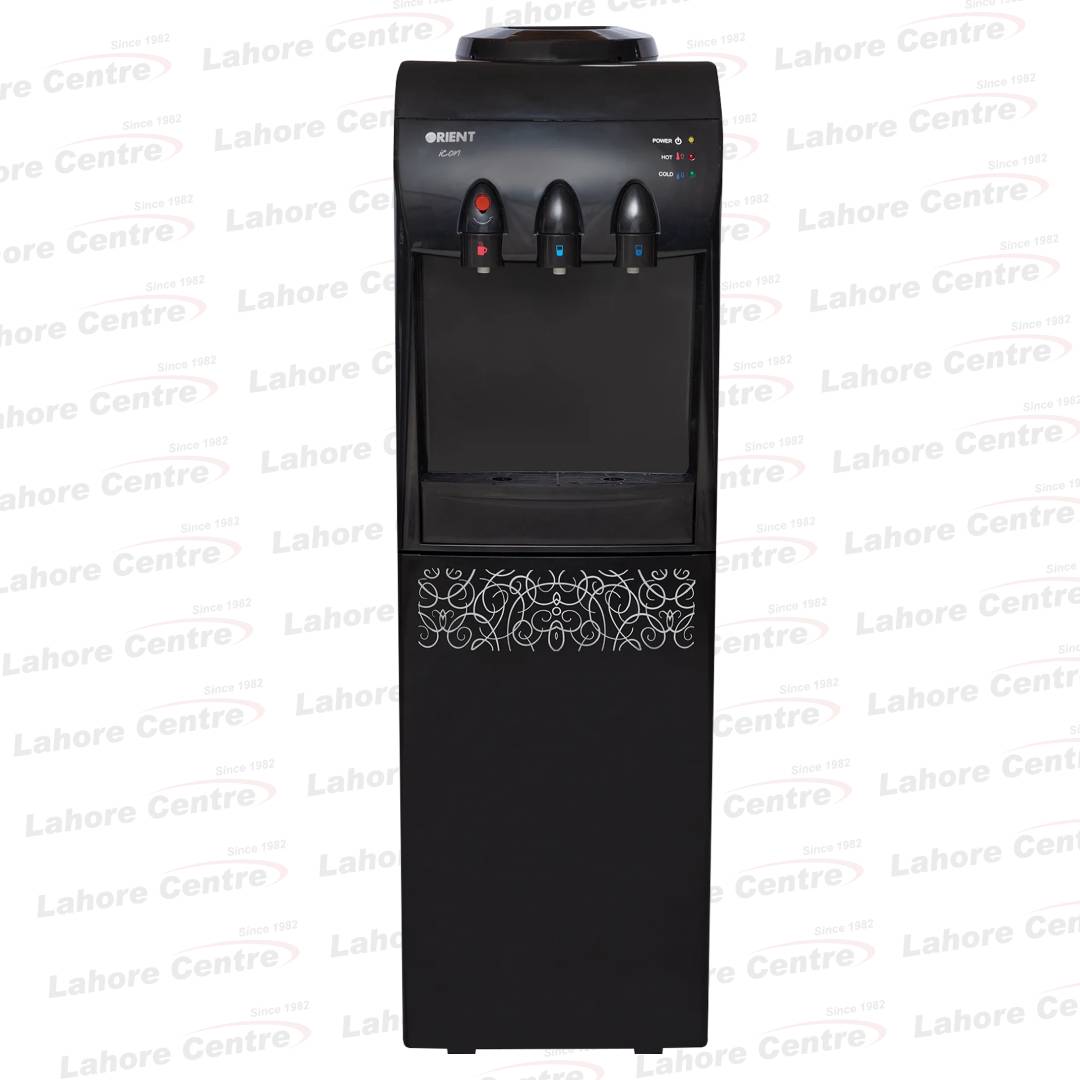 Orient Icon 3 Taps Black Water Dispenser on Installments in Lahore