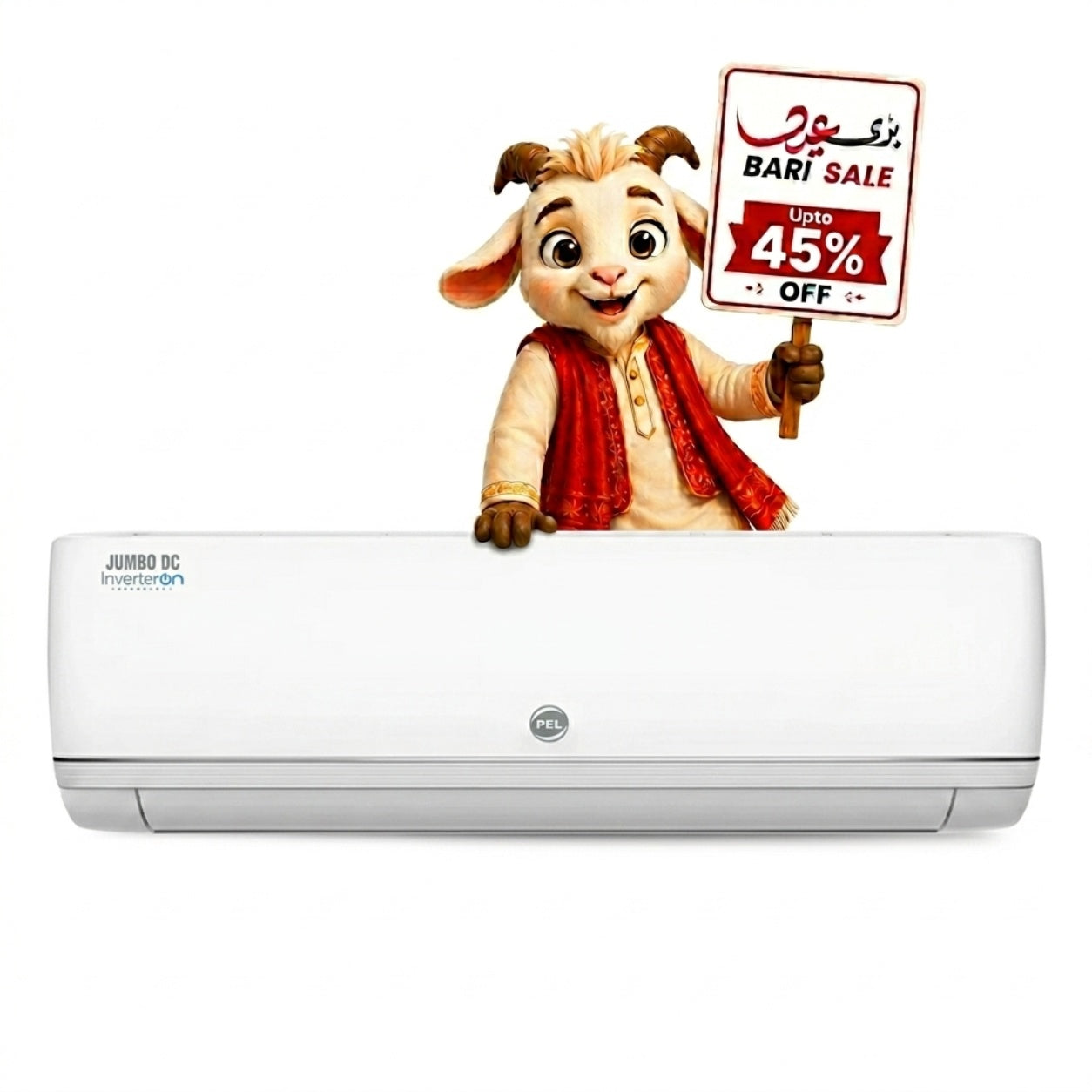 PEL 1.5 Ton T3 Inverter AC 18K Super Jumbo Bari Eid Bari Sale