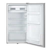 Signature BR50S Single Door Compact Bedroom Refrigerator Silver