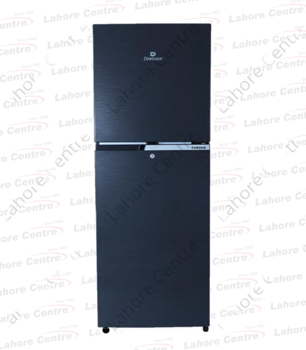 Dawlance 9140WB Chrome Refrigerator Hairline Black
