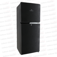 Dawlance 9173 WB Chrome Double Door Refrigerator Hairline Black