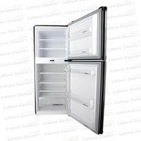 Dawlance 9173 WB Chrome Double Door Refrigerator Hairline Black