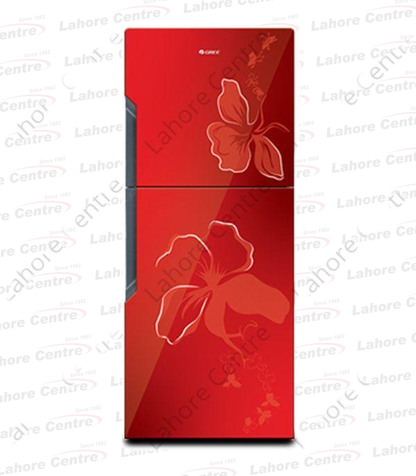 Gree E8890-CR1 Refrigerator Flower Red 16CFT