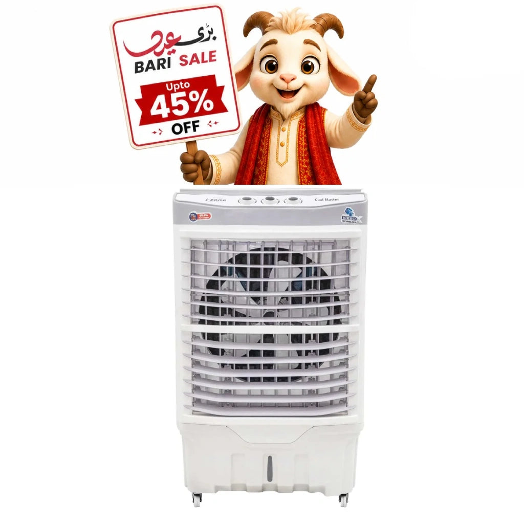 iZone GB-13000 Plus Supreme Room Cooler Icebox White & Grey